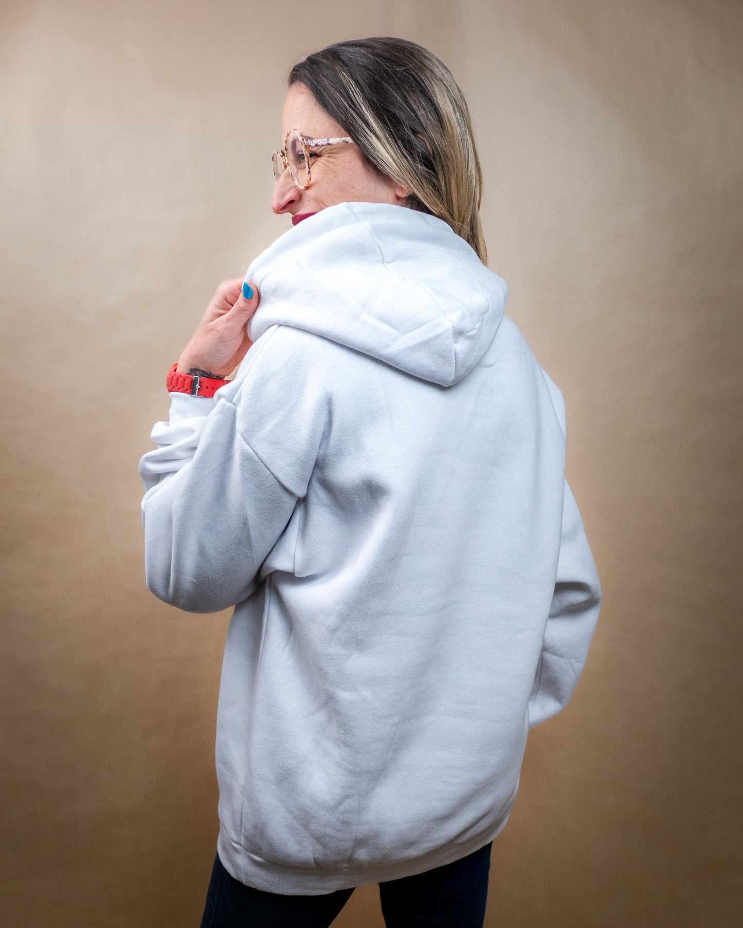 Sweat oversize avec capuche